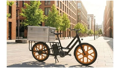 Foto de Menos problemas na utiliza��o di�ria de bicicletas de carga gra�as �s rodas robustas em pl�stico rotomoldado
