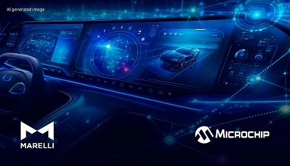 Foto de Microchip y Marelli impulsan la conectividad de pantallas en los veh�culos definidos por software