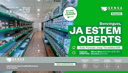 Foto de Sensa Servicios Eléctricos abre un nuevo punto de venta en Amposta