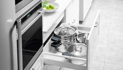 Foto de Compac Inox de BRA: acero inoxidable Triply, dise�o apilable y m�xima funcionalidad en la cocina