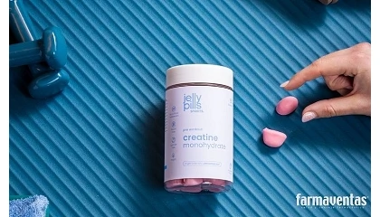 Foto de Jelly Pills convierte la creatina monohidratada en una gominola de fresa