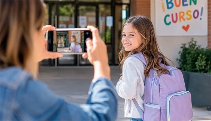 Foto de El 50% de las familias espa�olas teme que las fotos de sus hijos puedan derivar en acoso escolar