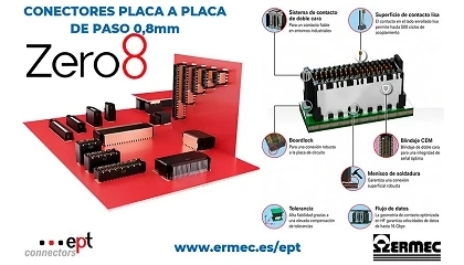 Foto de EPT ZERO8: conectores miniaturizados para interconexiones de alta velocidad