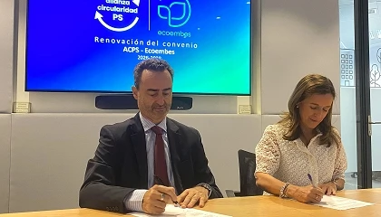 Foto de ACPS y Ecoembes renuevan hasta 2028 su colaboraci�n para impulsar el reciclaje del poliestireno