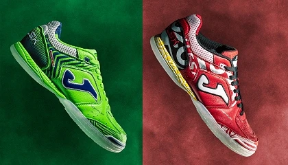 Foto de Joma personaliza las Top Flex para ElPozo Murcia e Inter JP Financial FS