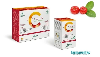 Foto de Gama Vitamin C Naturcomplex, con acerola, en granulado y comprimidos masticables