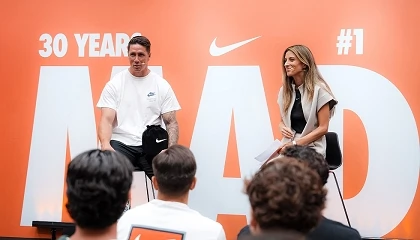 Foto de Nike celebra sus 30 a�os en Espa�a junto a Fernando Torres en Las Rozas