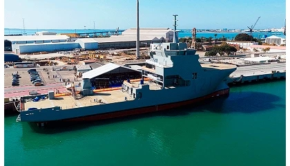 Foto de Navantia celebra el bautizo del BAM-IS A-21 �Poseid�n� para la Armada