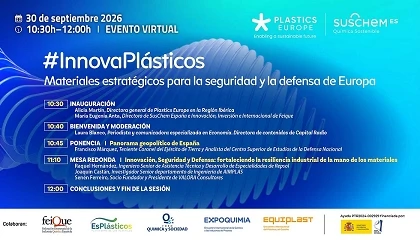 Foto de �C�mo contribuyen la qu�mica y los pl�sticos a la seguridad y defensa de Europa? Abierto el registro a la IX edici�n de InnovaPl�sticos