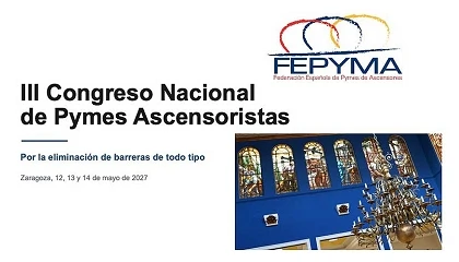 Foto de Zaragoza acogerá en mayo de 2027 el III Congreso Nacional de Pymes Ascensoristas