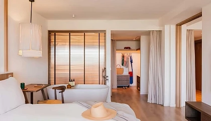 Foto de Las venecianas de madera ganan terreno en el interiorismo hotelero
