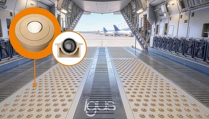 Foto de Igus reduce hasta un 49% el peso de las bolas transportadoras para carga aérea