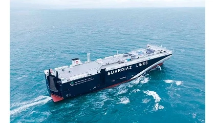Foto de SUARDIAZ incorpora un PCTC de 5.500 vehículos propulsado con tecnología dual-fuel GNL