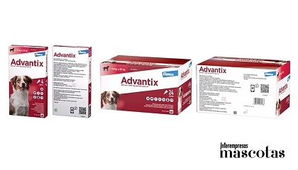 Foto de Elanco actualiza la imagen de Advantix e incorpora el acceso al prospecto electrónico en sus principales presentaciones