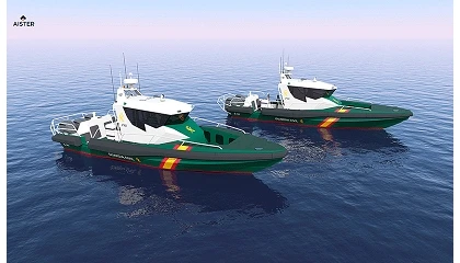 Foto de Aister avanza en la construcci�n de tres patrulleras HS35 para la Guardia Civil