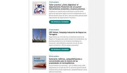 Foto de El Centro Español de Plásticos organiza tres actividades para el sector hasta finales de octubre