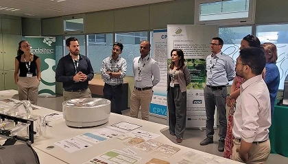 Foto de Los miembros del consorcio del proyecto BeyondBattRec visitan las instalaciones de Andaltec