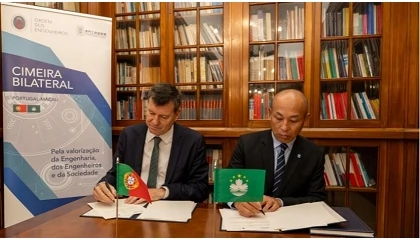 Foto de Ordem dos Engenheiros e Associa��o dos Engenheiros de Macau refor�am coopera��o em cimeira bilateral