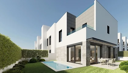 Foto de Wicona aplica sus soluciones en Maremma, proyecto de viviendas Passivhaus de Estudio Lamela