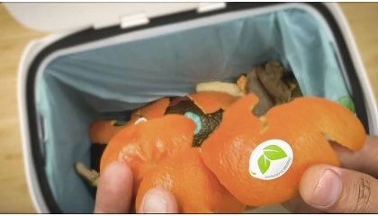 Foto de Sinclair quer simplificar a elimina��o dos r�tulos compost�veis de fruta