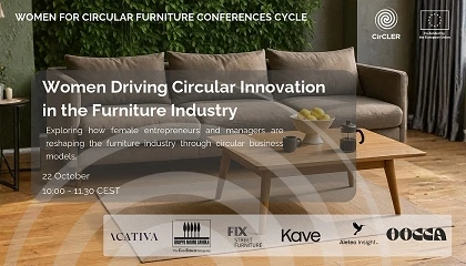 Foto de Mujeres referentes de la industria europea del mueble abordar�n la transici�n circular en el webinar 'Women Driving Circular Innovation in the Furniture Industry'