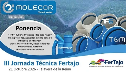 Foto de Molecor refuerza su apuesta por el regadío eficiente en la III Jornada Técnica de FERTAJO