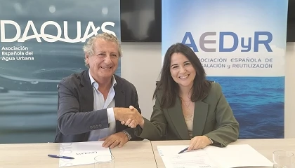 Foto de DAQUAS y AEDyR firman un acuerdo para impulsar la innovaci�n y la regulaci�n del agua