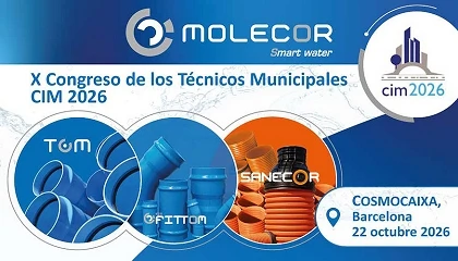 Foto de Molecor participar� nuevamente como empresa colaboradora en el X Congreso de los T�cnicos Municipales CIM 2026
