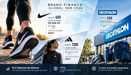 Foto de Nike mantiene su liderazgo como marca más valiosa del sector