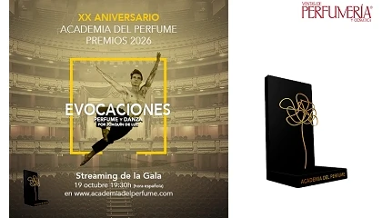 Foto de La Academia del Perfume celebra su 20º aniversario con una edición histórica de sus premios bajo el lema "EVOCACIONES. Danza y Perfume"