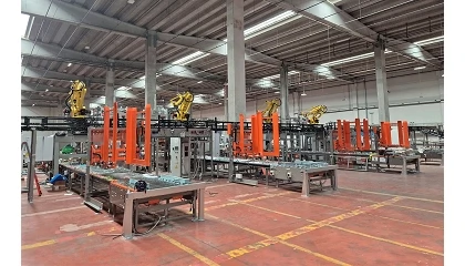 Foto de Interroll y Uteco Contec automatizan el paletizado de Bauli con una capacidad de 2.000 cajas por hora