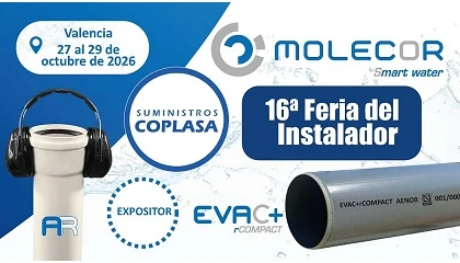 Foto de Molecor compartirá sus últimas novedades en la 16ª Feria del Instalador de Coplasa