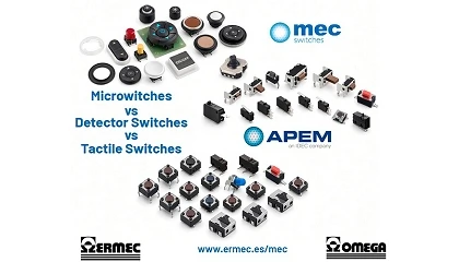 Foto de Ermec, distribuidor de Apem, impulsa la selección de soluciones de conmutación y detección