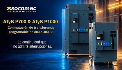 Foto de Socomec presenta los nuevos ATyS P700 y P1000