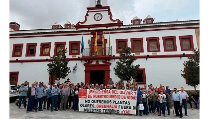 Foto de Tractorada en Lopera para defender el cultivo del olivar tradicional