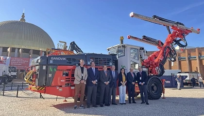 Foto de INSERSA presenta en MMH el jumbo Sandvik que abrirá camino a Masa Valverde