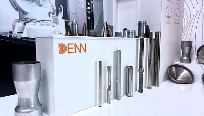 Foto de DENN muestra la NTR-25 en funcionamiento en EuroBLECH 2026