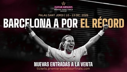 Foto de El p�del busca el r�cord hist�rico de asistencia en el Finals de Barcelona
