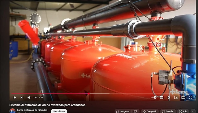 Foto de Sistema de filtraci�n de arena avanzado para ar�ndanos
