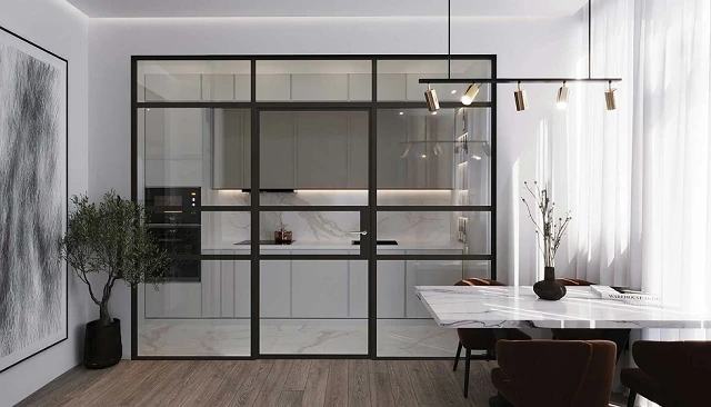 Foto de Cortizo lanza al mercado Design 35, su nuevo divisor de interiores de est�tica industrial