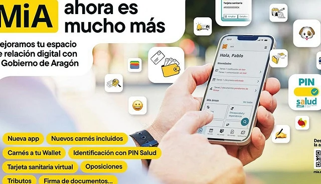 Foto de MiA alcanza las 5.846 descargas en diez d�as y consolida su adopci�n entre la ciudadan�a aragonesa