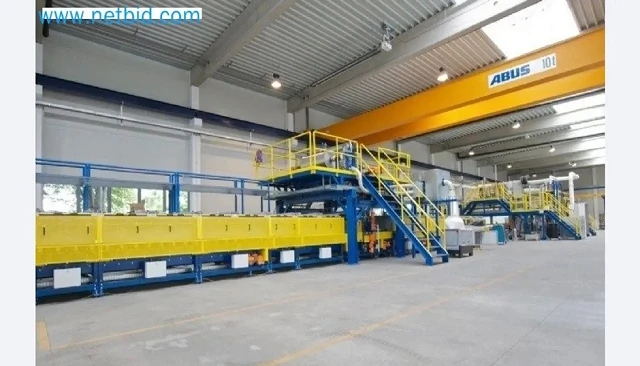 Foto de NetBid presenta una avanzada línea de recubrimiento en polvo y producción de vidrio de seguridad de Klöpper Maschinentechnik, con tecnología Wagner