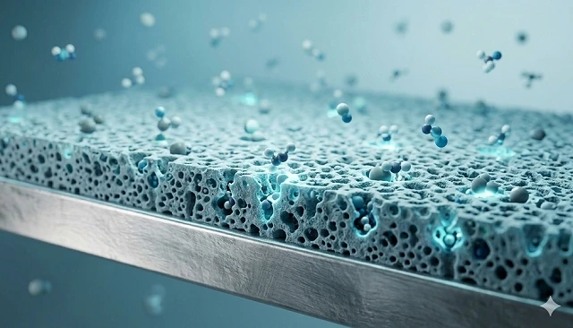 Foto de El CSIC crea un material que a�adido en las pinturas reduce el CO2 de forma sostenible en interiores y exteriores