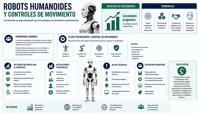 Foto de Robots humanoides: un mercado en auge para los controles de movimiento