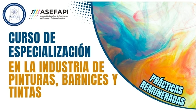 Foto de ANQUE y Asefapi anuncian la segunda edición del curso de especialización en barnices y tintas