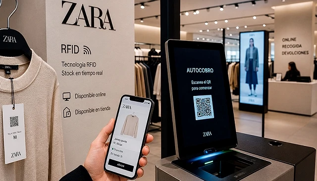 Foto de Zara convierte sus establecimientos en nodos inteligentes para liderar el retail omnicanal