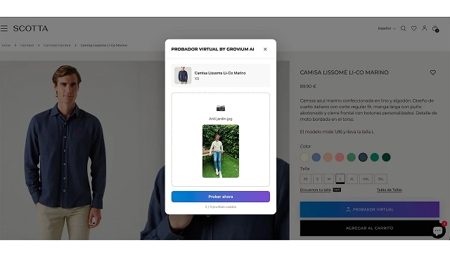 Foto de Grovium lanza el primer probador virtual español basado en IA generativa