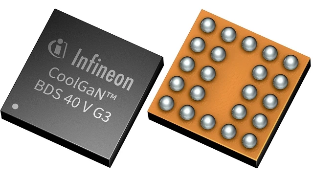 Foto de Infineon amplía su familia CoolGaN BDS de 40 V para reducir hasta un 82% el espacio
