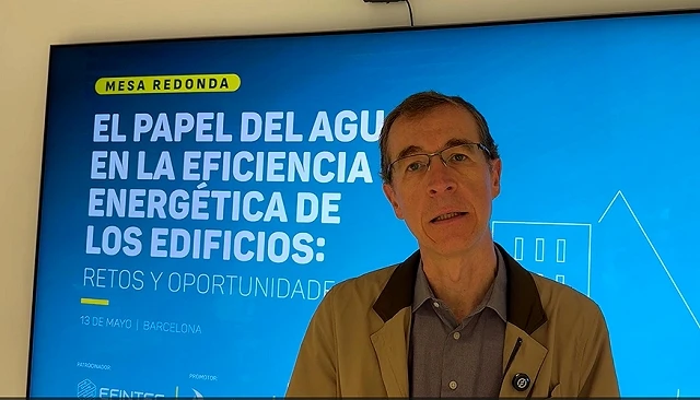 Photo de Iv�n Capdevila del Cl�ster de l�Energia Eficient de Catalunya (CEEC) : �Los elementos terminales son clave para ahorrar agua y energ�a en los edificios�