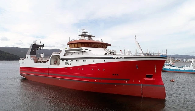 Foto de Nodosa Shipyard bota el ‘Voyager’, un moderno arrastrero factoría para la flota de Nueva Zelanda